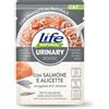 Life Cat Buste Gusto Salmone e Alici Alimento Umido Completo per Gatto Adulto con Funzione Urinary Formato 70 g