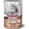 Morando Gatto Paté Gusto Coniglio Alimento Umido Completo per Gatto Formato 405 g