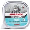 Morando Gatto Paté Junior Vitamine e Fibre Alimento Umido Completo per Gatto Formato 100 g