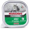 Morando MigliorGatto Paté Gusto Vitello Pollo Alimento Umido Completo per Gatto Adulto Formato 100 g