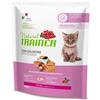 Trainer Natural Trainer Gatto Kitten Salmone/Mirtillo Alimento umido Per Gattini 1-6 mesi/Gatte Gravide/Allattamento Busta 300 gr