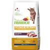 Trainer Natural Trainer Gatto Adult Bocconcini in Salsa Gusto Merluzzo/Tacchino Alimento Umido per Gatti Adulti Sacco 1,5 kg