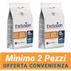 Exclusion MINIMO 2 CONFEZIONI - Exclusion Cane Monoproteico Veterinary Diet Metabolic&Mobility Adulto Small Maiale&Fibre Sacco 7 Kg