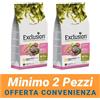 Exclusion MINIMO 2 CONFEZIONI - Exclusion Cane Mediterraneo Monoproteico Puppy Medium Gusto Pollo Sacco 12 Kg