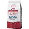 Natural Superpremium Monge Mini Starter Gusto Pollo Agnello Alimento Secco Completo per Cuccioli di Cane Formato Sacco 1,5 kg