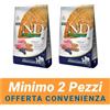 N&D MINIMO 2 CONFEZIONI - Farmina N&D Ancestral Adult Medium Maxi Agnello Mirtillo Alimento Secco Completo per Cane 12 kg