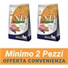 N&D MINIMO 2 CONFEZIONI - Farmina N&D Ancestral Adult Mini Gusto Agnello Mirtillo Alimento Secco Completo per Cane 7 kg
