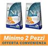 N&D MINIMO 2 CONFEZIONI - Farmina N&D Dog Pumpkin Ocean Fish Adult Medium Large Pesce Oceano Alimento Secco per Cane 12 kg