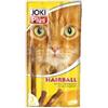 Joki Plus Elanco Joki Plus Gatto Hairball per Gatto Alimento Secco Snack Batoncini Carne,Vitamina D3, E e Minerali Busta 3 stick 15 gr