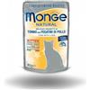 Monge Natural Gatto Gusto Tonno con Fegatini di Pollo Alimento Umido per Gattini Busta 80 gr