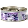 Monge Delicate Gatti con Pezzetti di Pollo Omelette e Acciughine Alimento Umido Complementare per Gatti Adulti Lattina 80gr