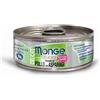 Monge Delicate Gatti con Pezzetti di Pollo e Asparagi Alimento Umido Complementare per Gatti Adulti Formato lattina 80gr