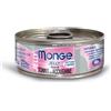 Monge Jelly Pezzi di Tonno con Acciughine Gusto Tonno Alimento Umido Complementare per Gatto Adulto in Scatoletta Formato 80 g