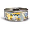 Monge Jelly Trancetti di Tonno Alimento Umido Complementare per Gatto Adulto in Scatoletta Formato 80 g