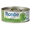 Monge Supreme Senior Gusto Tonno Riso Integrale Matcha Té Verde Alimento Umido Completo per Gatto Anziano 80g x24