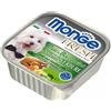 Monge Fresh Vaschetta Gusto Pollo e Verdure Alimento Umido Completo per Cane Formato 400 g