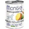 Monge Monoproteico Frutta Pollo Ananas Alimento Umido Monoproteico per Cane Adulto Formato 150g