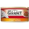 Nestle Purina Petcare IT spa Purina Gourmet Tocchetti Mignon Gusto Pollo Tacchino Alimento Umido Completo per Gatto Adulto Formato 195 g