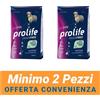 Prolife MINIMO 2 CONFEZIONI - Prolife Dog Grain Free Sensible Salmone Patate Medium/Large Cibo Secco per Cane Adulto Medio/Grande 10kg