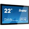 iiyama ProLite TF2234MC-B7AGB Monitor PC 54,6 cm (21.5") 1920 x 1080 Pixel Full HD LED Touch screen Multi utente Nero [TF2234MC-B7AGB]