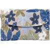 SHOFUL Donna ricamo floreale paillettes sera pochette borsa madreperla perla fiore borsa borsa a tracolla festa matrimonio borsa (blu)