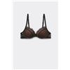 Tezenis Reggiseno Push-up Imbottito Venice Pretty Plissé Donna Nero