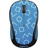 Logitech M325 mouse ottico senza fili - Geo Blue