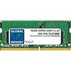 GLOBAL MEMORY Memoria RAM da 16 GB DDR4 3200 MHz PC4-25600 260 PIN SODIMM compatibile con computer portatili/notebook