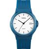 FeiWen Minimalismo Orologio da Polso Impermeabili Plastica Cassa e Gomma Banda Fashion Casual Analogico Quarzo Orologi (Blu scuro)