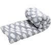 Nobleza Coperta Imbottita per Cani e Gatti Nuvola Grigia, 120x100cm
