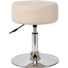 Duhome Sgabello rotante Sgabello da bar regolabile in altezza sgabello da tavolo rotondo sgabello da ufficio Sgabello girevole per camera da letto cucina, Beige