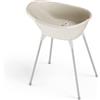 OKBABY Ok Baby Vaschetta Bella con Cavalletto Supporto Bagnetto del Neonato 0-12 Mesi Colore Bianco