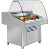TECFRIGO Vetrina refrigerata - Pesce - Vetro curvo - cm 172.1 x 86.6 x 127.6h
