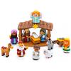 JOYIN 13 Pezzi Piccolo Presepe Natalizio, Giocattolo in Miniatura, Presepe per Bambini, Decorazione Natalizia