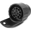 AGRISHOP Adattatore Rimorchio 7 Poli a13 Poli 12v,Adattatore Gancio Traino 7 a 13 Pin Adattatore Presa Convertitore Elettrico Connettore