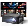 WP01 Proiettore Intelligente Full HD 1080P [Netflix & Dolby] 700 Lumen ISO Con W