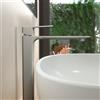 Parama Miscelatore lavabo alto senza scarico slim nickel spazzolato | Ingrid