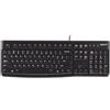 Logitech K120 Tastiera Cablata, Layout US ‎Qwerty, Nero
