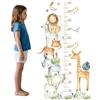 SJBAUTYO Adesivi Murali Metri Da Parete, Altezza Grafico Con Animali Adesivi Da Parete, Metri Da Parete Per Bambini Rimovibile Misurare Adesivi Da Parete Per Cameretta Bambini