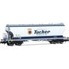Arnold Carro Merci HN6708 a 4 Assi per Trasporto Cereali, livrea Azzurra 'Tucher', EP. V-VI