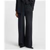 BOSS BLACK Boss Pantaloni gessati extra lunghi con gamba larga Donna