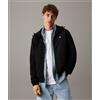 Calvin Klein Jeans Giacca a vento con cappuccio in nylon Nera Uomo