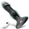 SuperLove Powerful Thrusting Anal Vibrator with Suction Cup & Remote Black