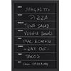 Bi-Office - Lavagna Nera per Gesso Week Planner, 400 x 600 mm, Cornice Nera