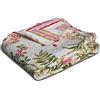 Greenland Home Fashions Butterflies Coperta, Cotone, Bianco, Completo