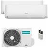 HISENSE Condizionatore Hisense Hi-Comfort 2025 dual split 9000+12000 BTU inverter A++ wifi unità esterna 4.1 kW