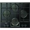 Hotpoint Ariston Piano Cottura 4 Fuochi a Gas Larghezza 60 cm in Vetro colore Nero - HAGS 61F/BK 1