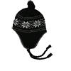 Générique Berretto peruviano nuovo tendenza Nepal adulto unisex unisex foderato in pile B10, Nero , Taglia unica