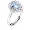 Amen Gioielli Anello Donna Amen ROYAL LADY Acquamarina Argento 925 codice ANLDGBBAC2