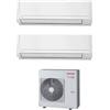 Toshiba - Climatizzatore Toshiba Seiya Smart dual split 10000+10000 10+10 Btu RAS-2M14G3AVG-E Wifi inverter R32 A+++